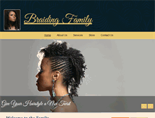 Tablet Screenshot of braidingfamily.com